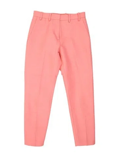 Pre-owned N°21 Straight Leg Pants In Pink