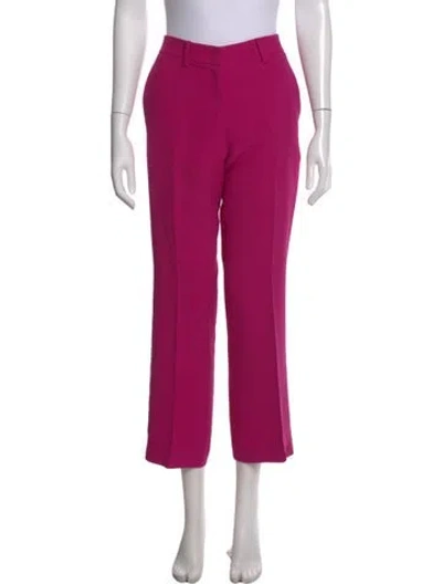 Pre-owned N°21 Straight Leg Pants In Purple