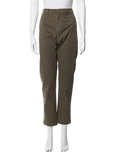 Pre-owned N°21 Straight Leg Pants W/ Tags In Green