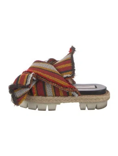 Pre-owned N°21 Striped Espadrilles In Multi