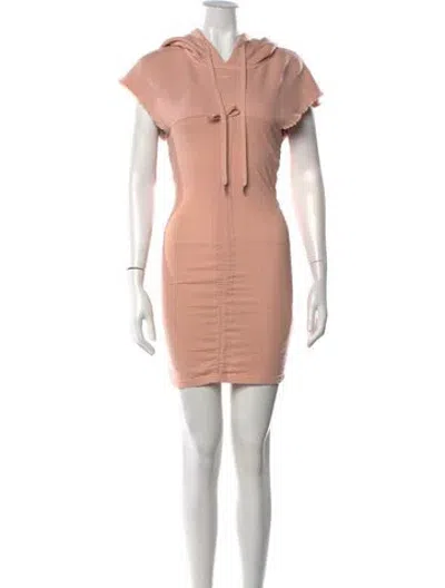 Pre-owned N°21 V-neck Mini Dress In Pink