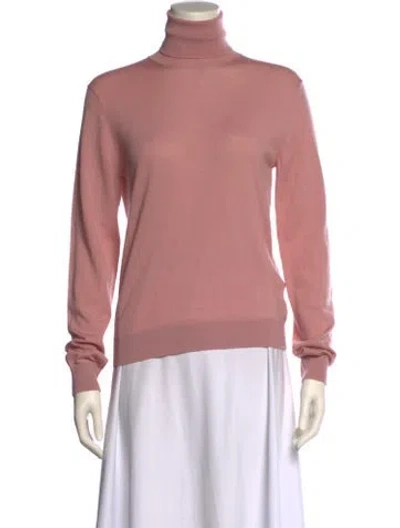 Pre-owned N°21 Wool Turtleneck Sweater W/ Tags In Pink
