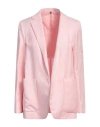 N 8 N_8 Woman Blazer Pink Size 8 Linen, Silk In Pink
