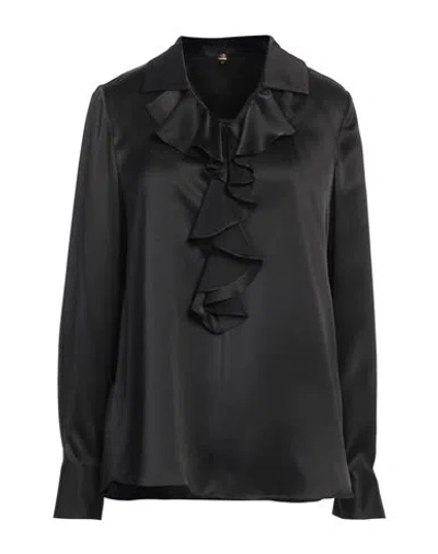N 8 N_8 Woman Top Black Size 8 Silk