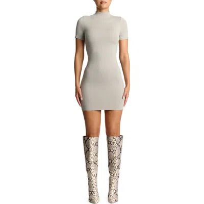 N By Naked Wardrobe Bare Body-con Minidress In Grey