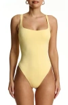 N By Naked Wardrobe Bare Tank Bodysuit In Buttercream