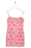 N By Naked Wardrobe Lace Body-con Minidress In Pink