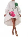N By Nancy White Shirt Mini Dress In White
