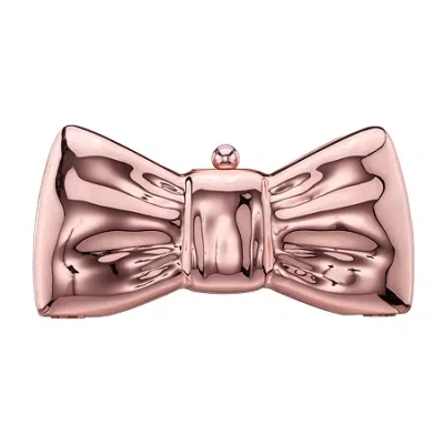 N By Nina Metal Bow Minaudiere Evening Bag In Pink