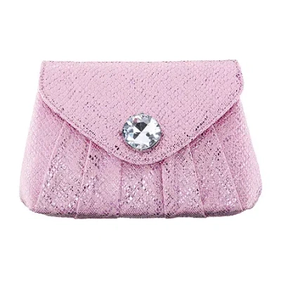 N By Nina Rebel Snake Clutch In Pink