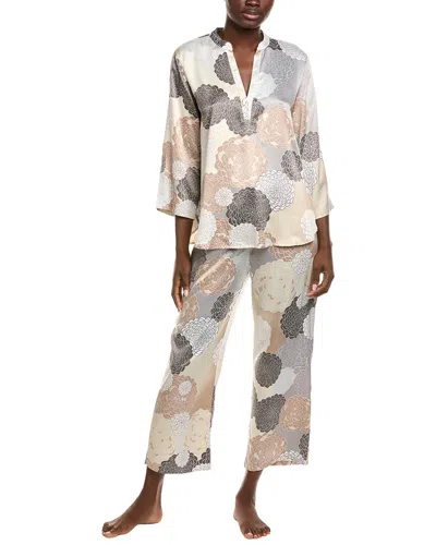 N Natori 2pc Botanic Melody Pant & Top Set In Multi