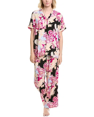 N Natori 2pc Geisha Garden Pajama Set
