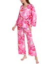 N Natori 2pc Murano Top & Pant Set In Pink
