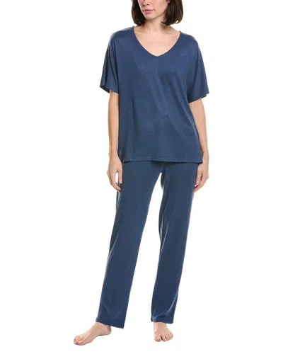 N Natori 2pc Oasis Pajama Set In Blue