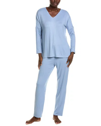 N Natori 2pc Oasis Pajama Set In Blue