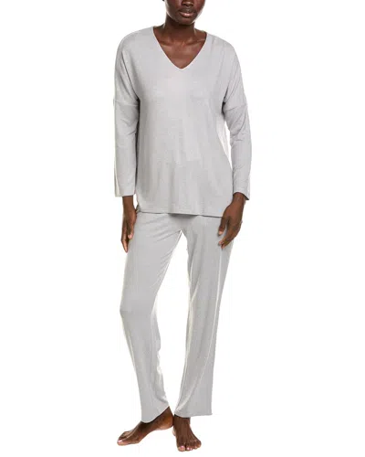 N Natori 2pc Oasis Pajama Set In Gray