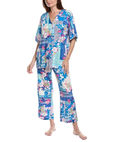 N Natori 2pc Pajama Set In Blue