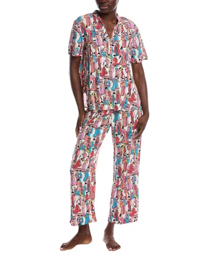 N Natori 2pc Pajama Set In Multi