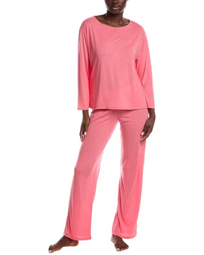 N Natori 2pc Soothe Pajama Set In Pink