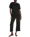 N Natori 2pc Soothe Pajama Set In Black