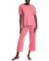 N Natori 2pc Soothe Pajama Set In Pink