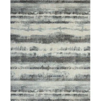 N Natori Abstract Beige/gray Indoor / Outdoor Use Area Rug In Beige,gray