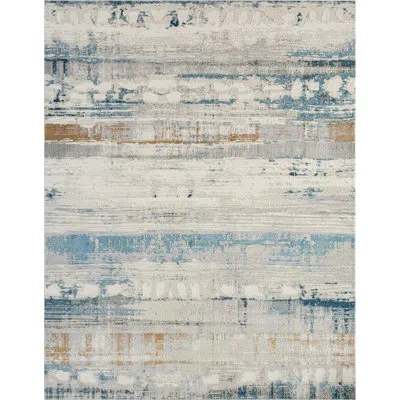 N Natori Blue/gray Area Rug In Blue,gray