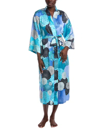 N NATORI BOTANIC MELODY SATIN ROBE