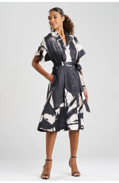 N Natori Brushstroke In Black