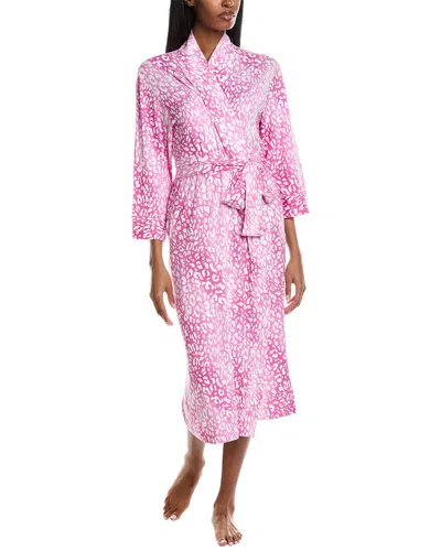 N Natori Cozy Knit Robe In Pink