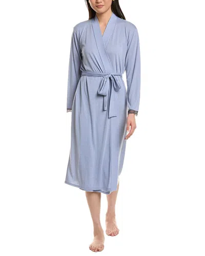 N Natori Dahlia Robe In Blue