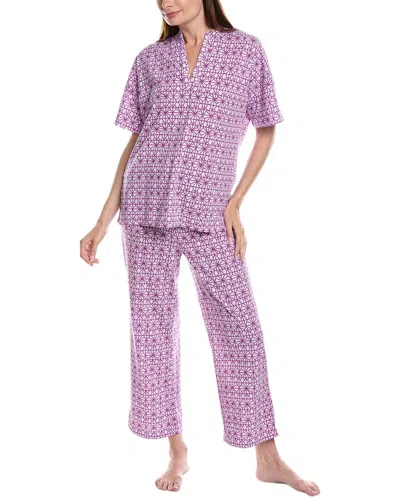 N Natori Imperial Geo Pajama Pant Set In Pattern