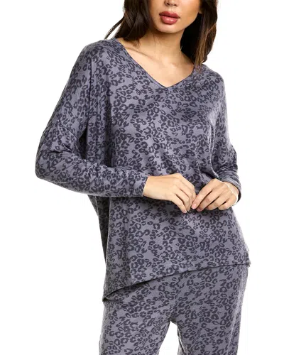 N Natori Mirage Cocoon Top In Blue