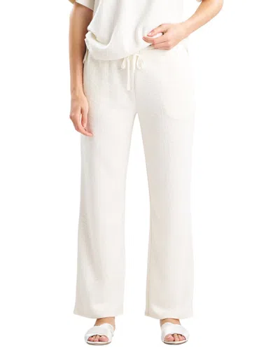 N Natori Quilted Geo Knit Jacquard Straight Leg Pant
