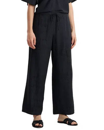 N Natori Terra Foil Crinkle Pant In Black