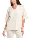 N Natori Tranquility V-neck Top In Neutral