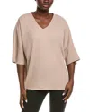 N Natori Tranquility V-neck Top In Neutral