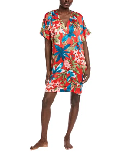 N NATORI N NATORI TROPICAL BREEZE SATIN DRESS