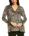 N Natori Velour Lounge Top In Brown