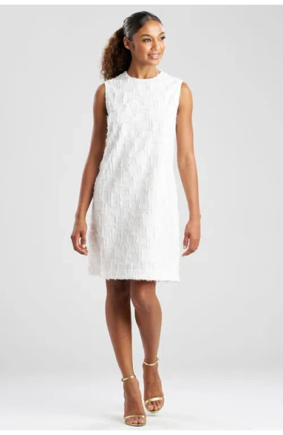 N Natori Woven Fil Coupe Jqd Shift Dress In White