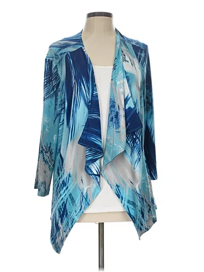 Pre-owned N Touch Cardigan Sweater In Blue