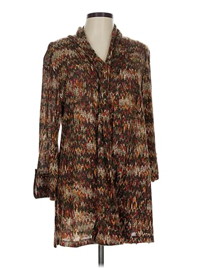 Pre-owned N Touch Cardigan Sweater In Brown