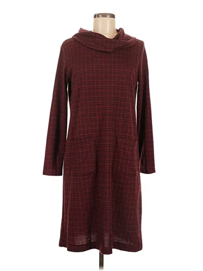 Pre-owned N Touch Casual Dress In Burgundy