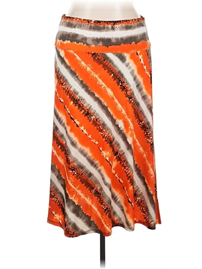 Pre-owned N Touch Casual Skirt In Orange