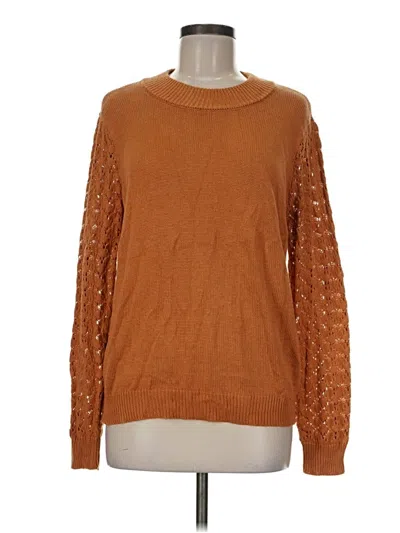 Pre-owned N Touch Pullover Sweater In Orange