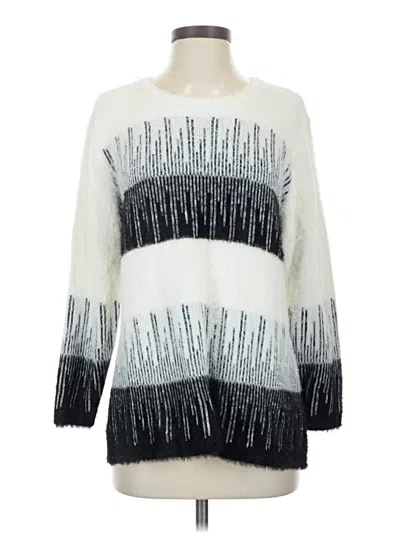 Pre-owned N Touch Pullover Sweater In White