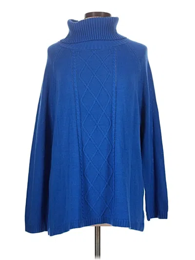 Pre-owned N Touch Turtleneck Sweater In Blue