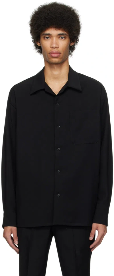 N.hoolywood Black Patch Pocket Shirt