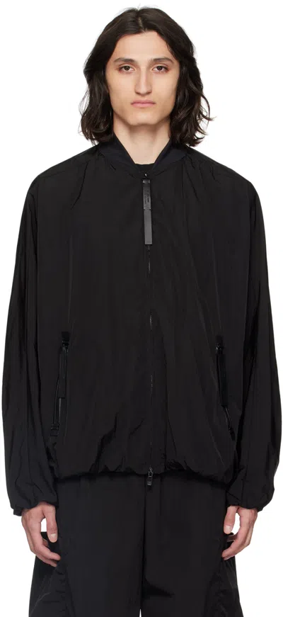 N.hoolywood Black Raglan Bomber Jacket