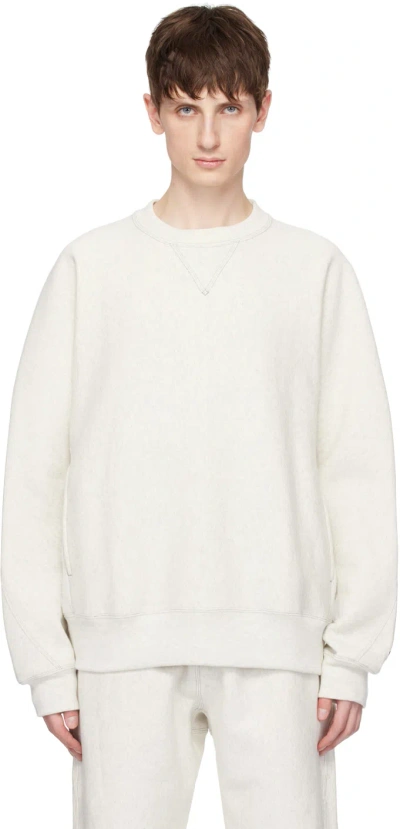 N.hoolywood Off-white Champion Edition Sweatshirt In Oatmeal